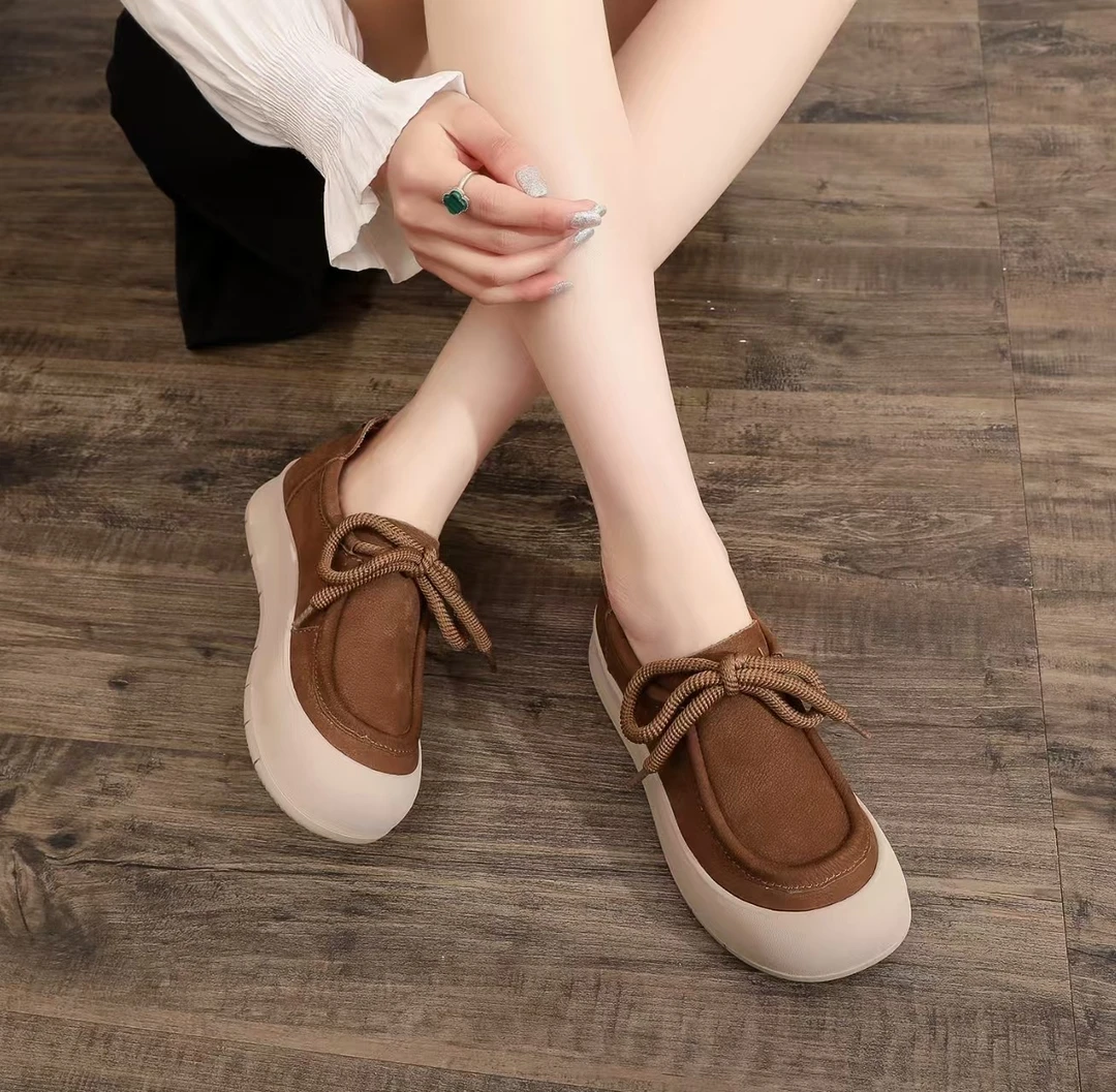 爱舞服饰 头层牛巴皮时尚单鞋