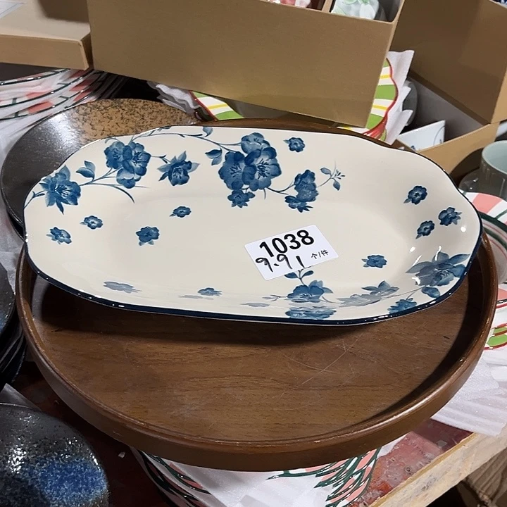 瓷微瑕外贸餐具1038