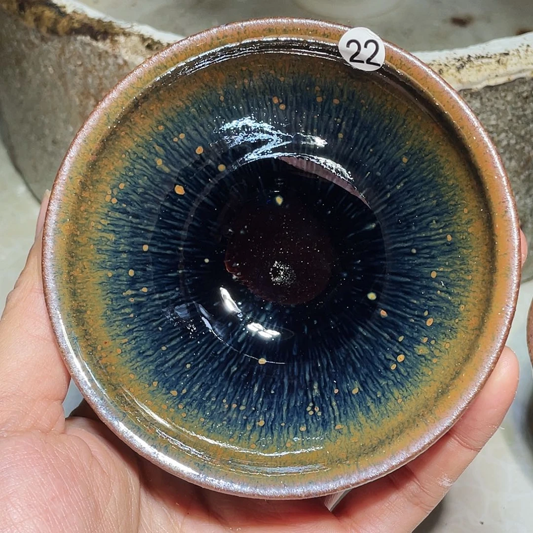 茶盏龙窑柴烧建盏22