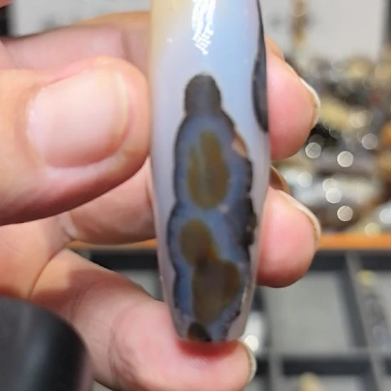 玛瑙/玉髓裸珠_ HEIMORI 天然天珠