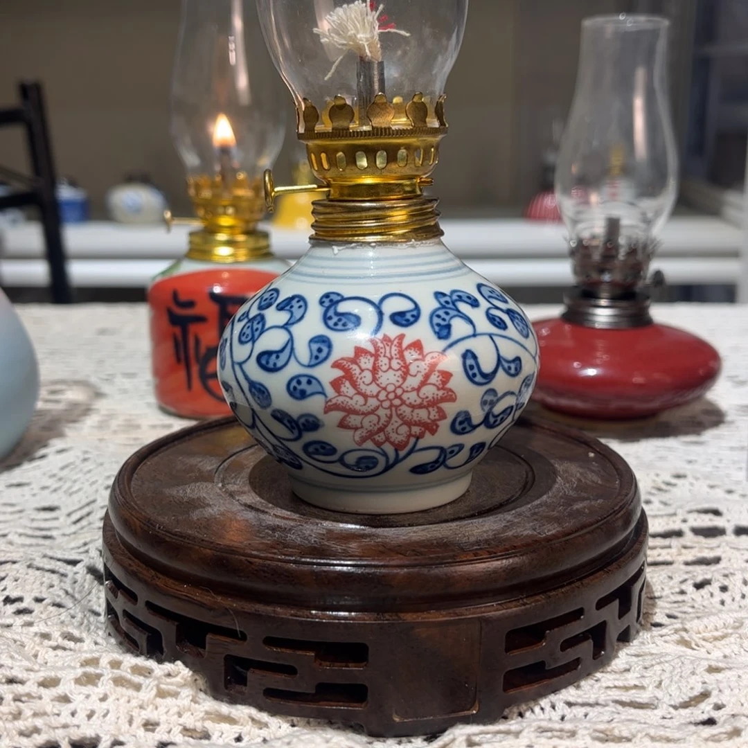 摆件景德镇陶瓷香薰灯