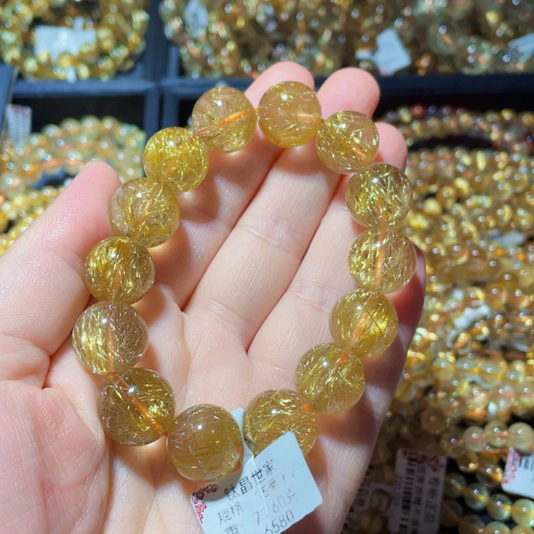 水晶手链未镶嵌天然水晶手链
