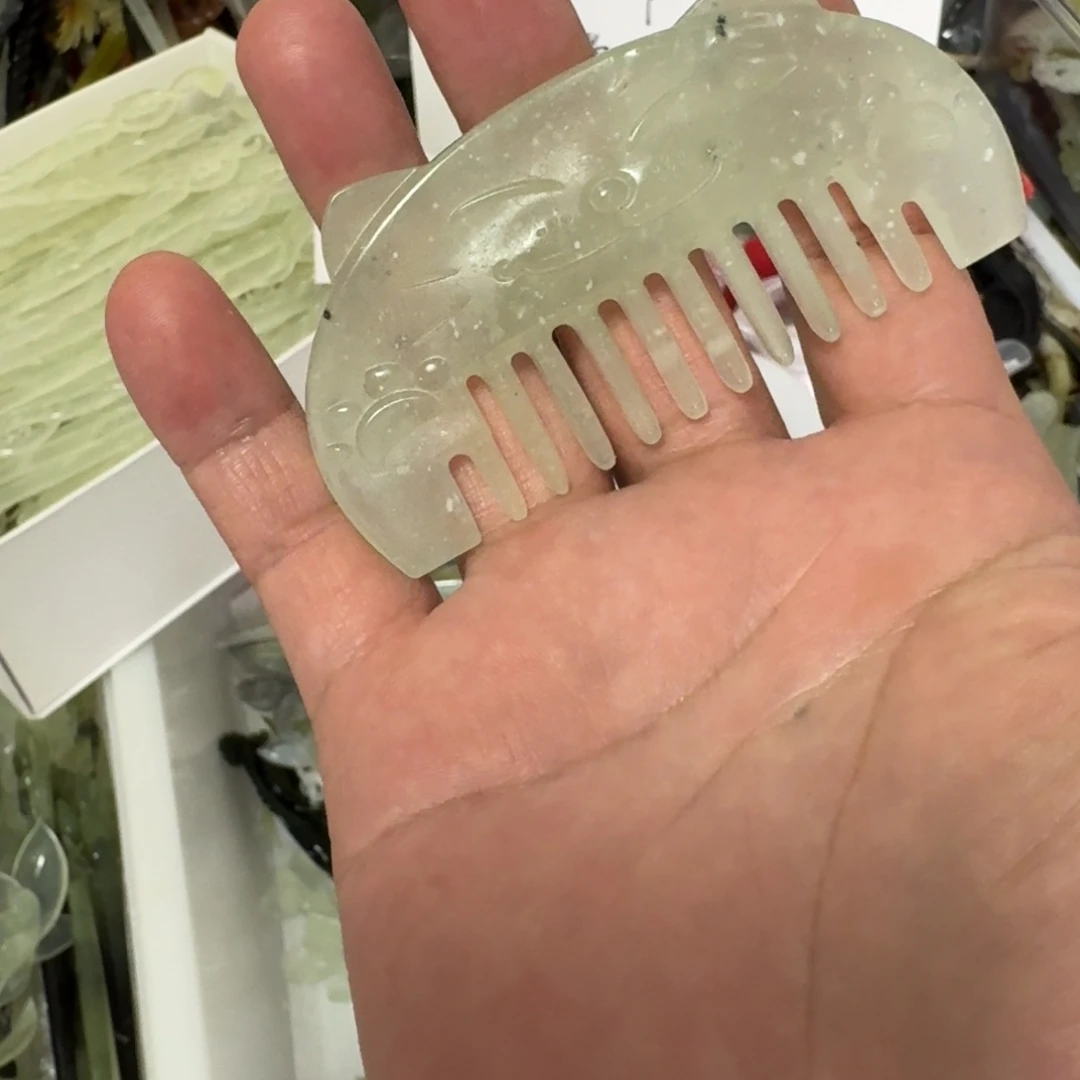 岫玉发饰未镶嵌明君玉簪就是好看