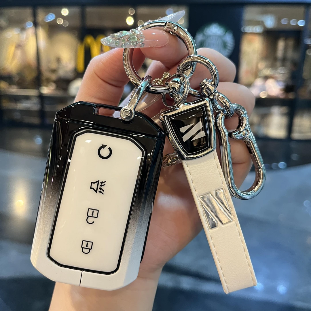 适用于郑州日产Z9皮卡金属钥匙套日产z9改装皮卡汽车遥控保护壳扣