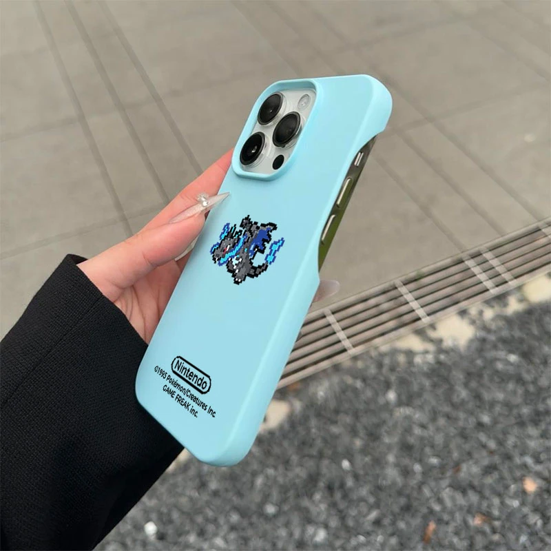 像素喷火龙半包适用苹果16/17promax15手机壳iphone14软12/1311