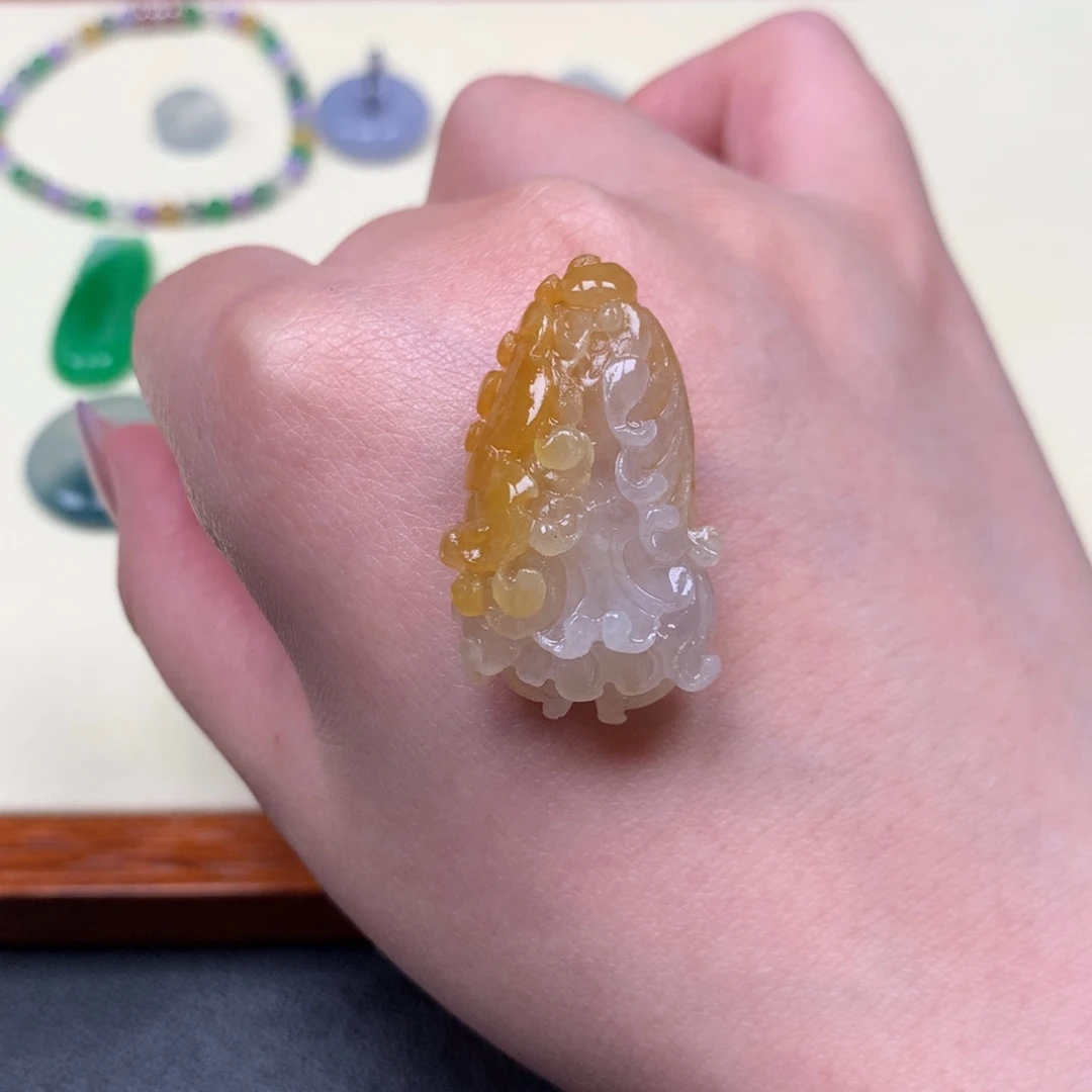定制翡翠未镶嵌白菜