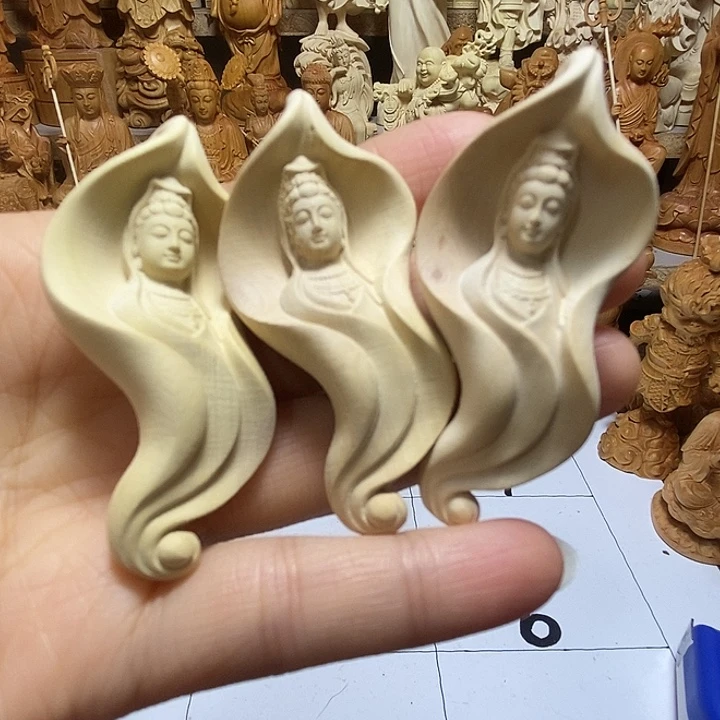 柏木（崖柏）荷叶观音3个