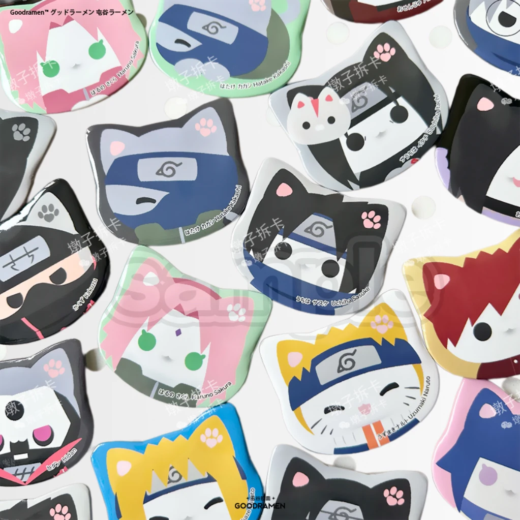 【拆盒】同人二创猫耳吧唧徽章（代拆）