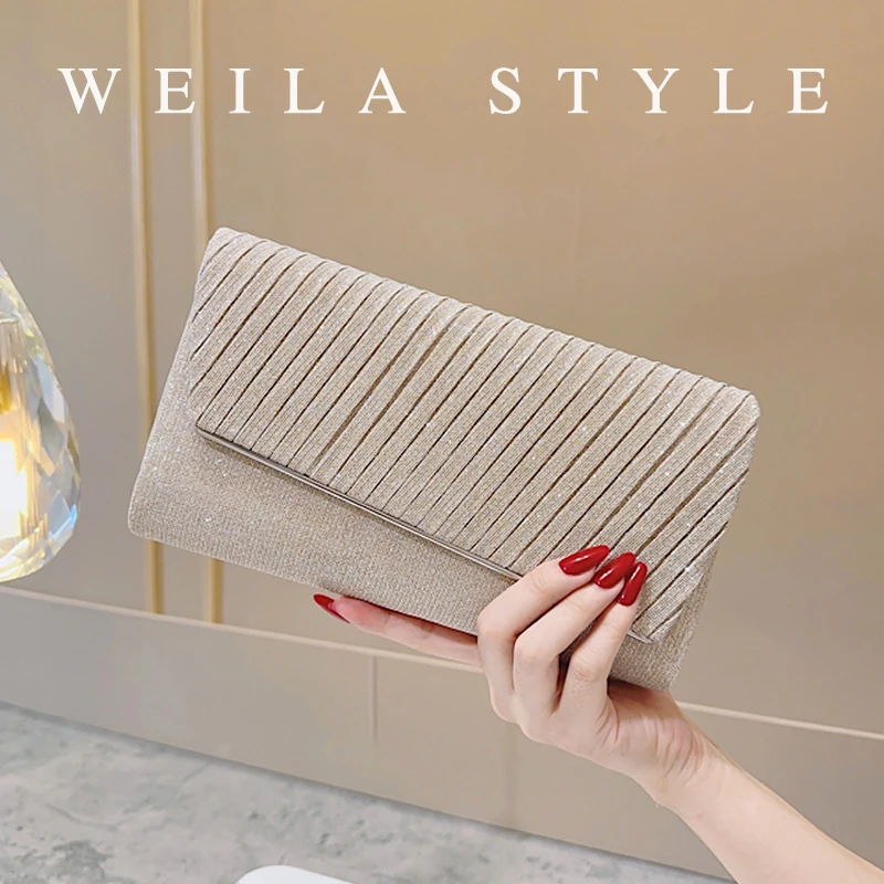 精美潮流手提包闪亮时尚小手拿包女式2025新款喜婆婆晚宴包旗袍包