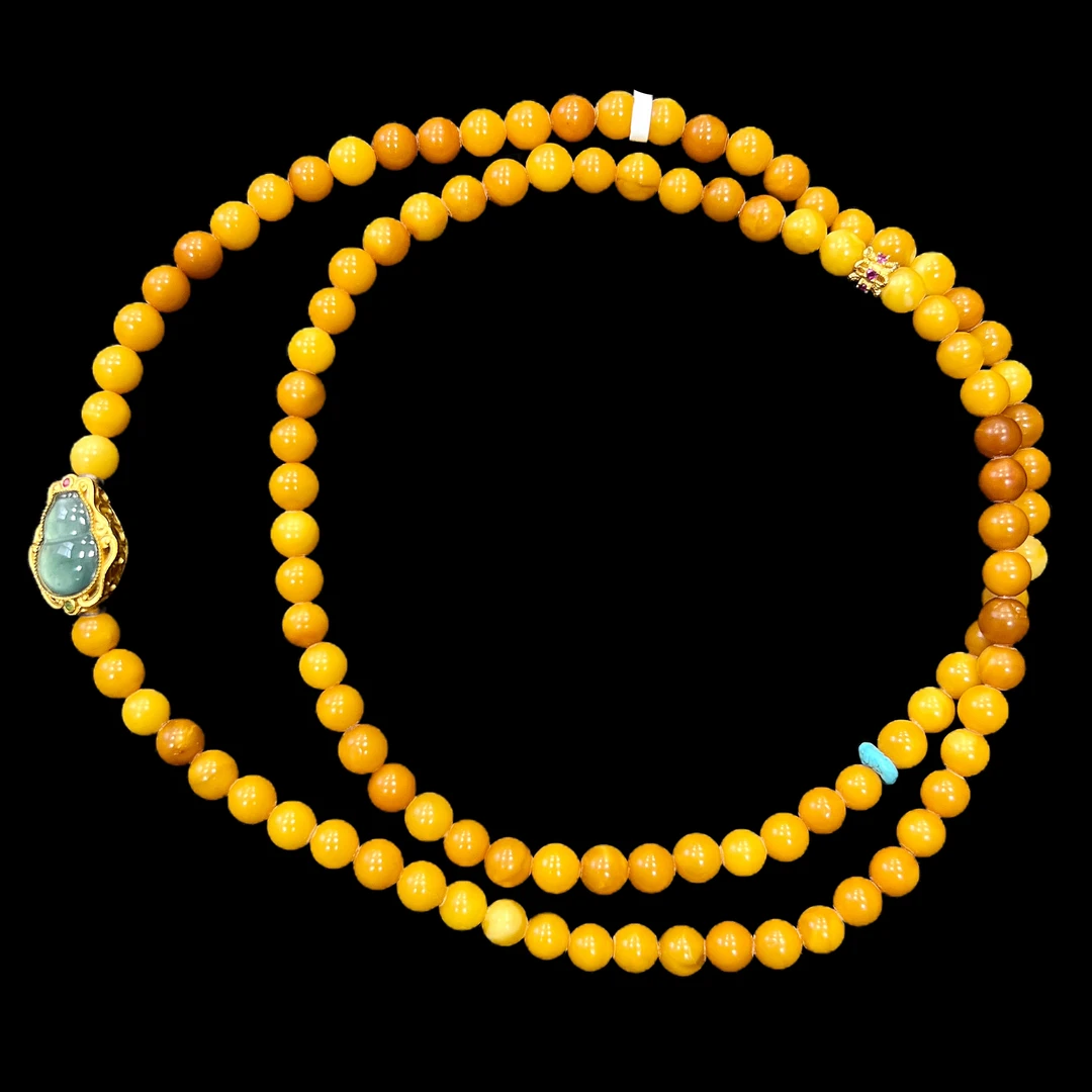 2245-蜜蜡手串孤品