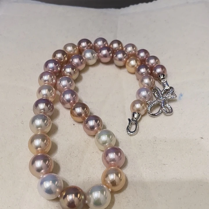 淡水珍珠颈饰银S925镶嵌