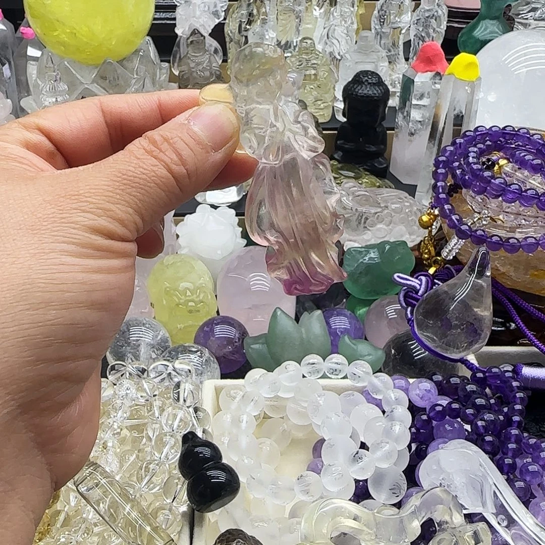 未镶嵌车挂水晶摆件