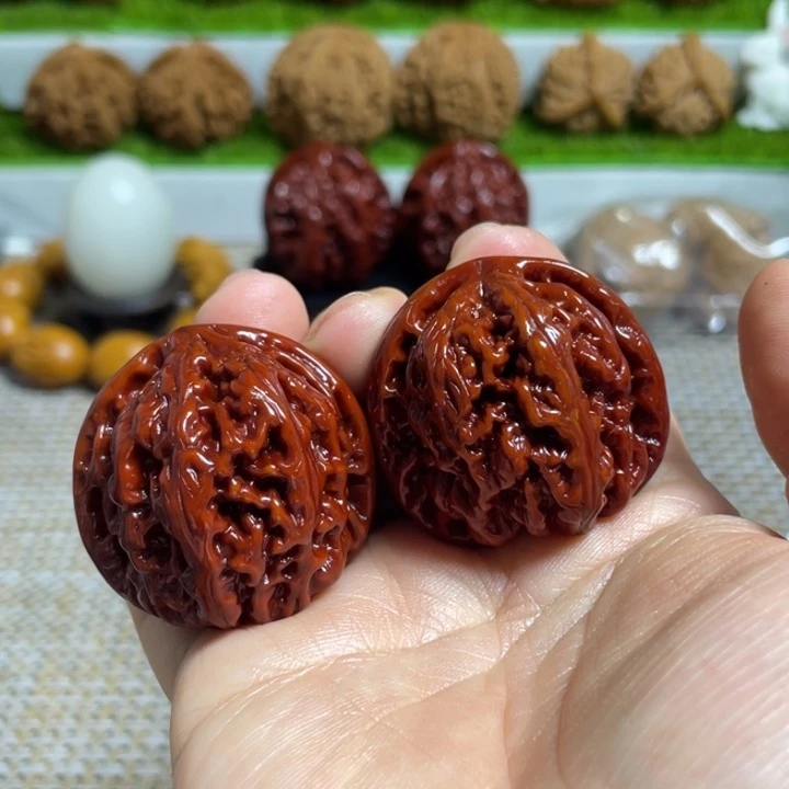 文玩核桃把件小粗筋