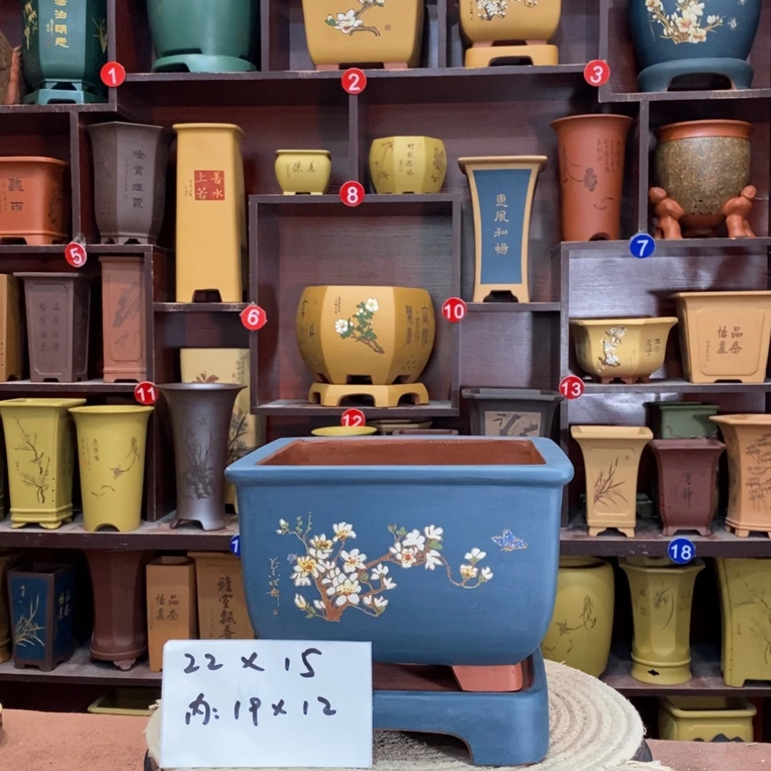 紫砂艺术紫砂花盆