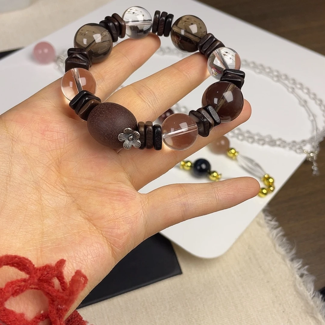 W***.非金属手串茶水设计款小花款