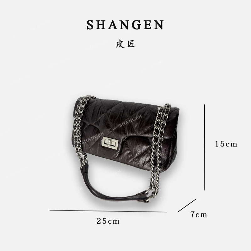 【云云甄选】ZT-D7115-酱咖-轻奢时尚女士新款手提单肩斜挎包