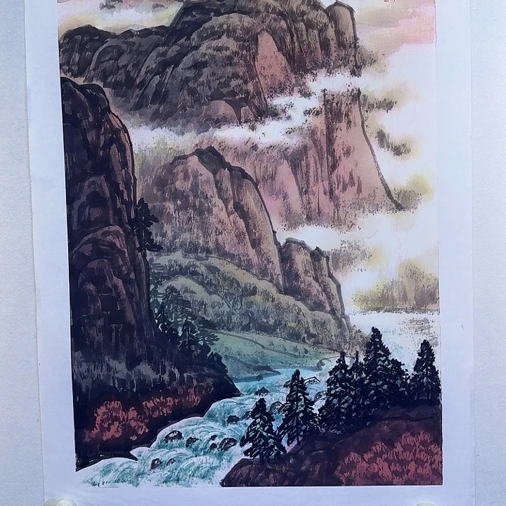 国画钟山石老师书画作品