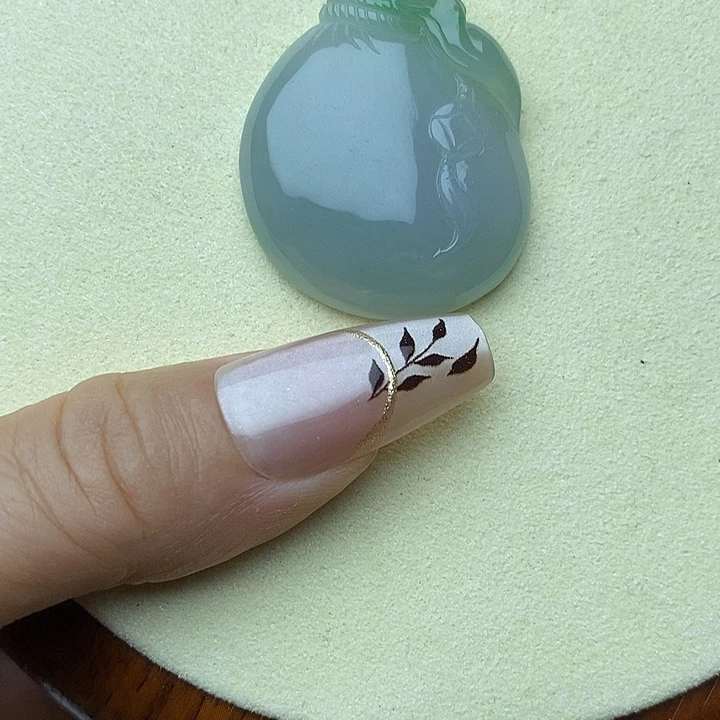 颈饰未镶嵌翡翠钱袋