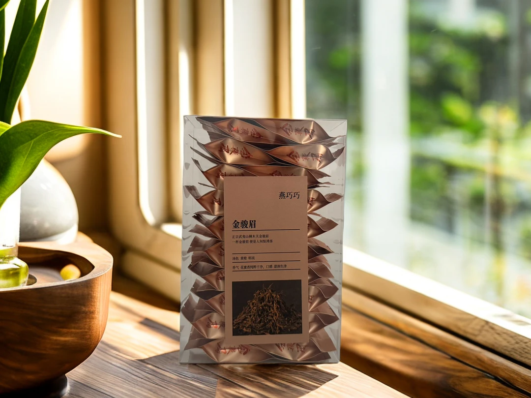 武夷山正宗桐木关特级金骏眉黄芽 花香甜润生津 纯甜不苦涩