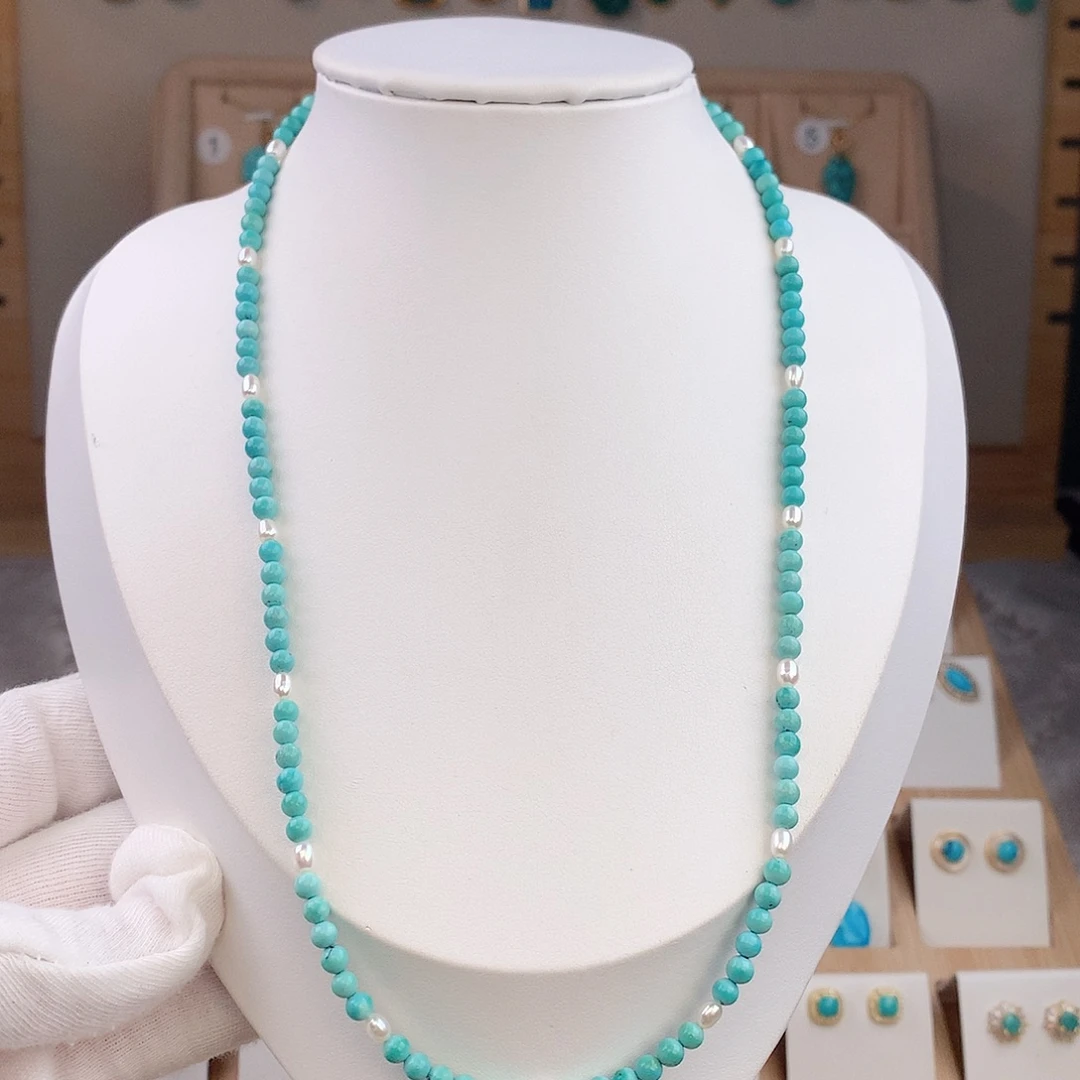 绿松石未镶嵌颈饰