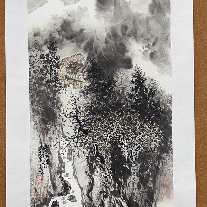 国画李文峰的画作