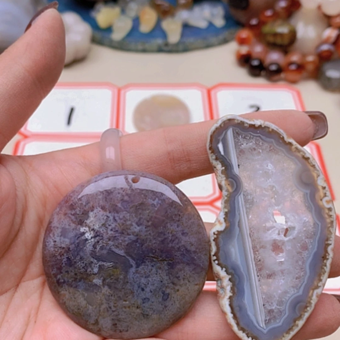 【闪购商品】未镶嵌玛瑙/玉髓珠宝半成品蝴*兰