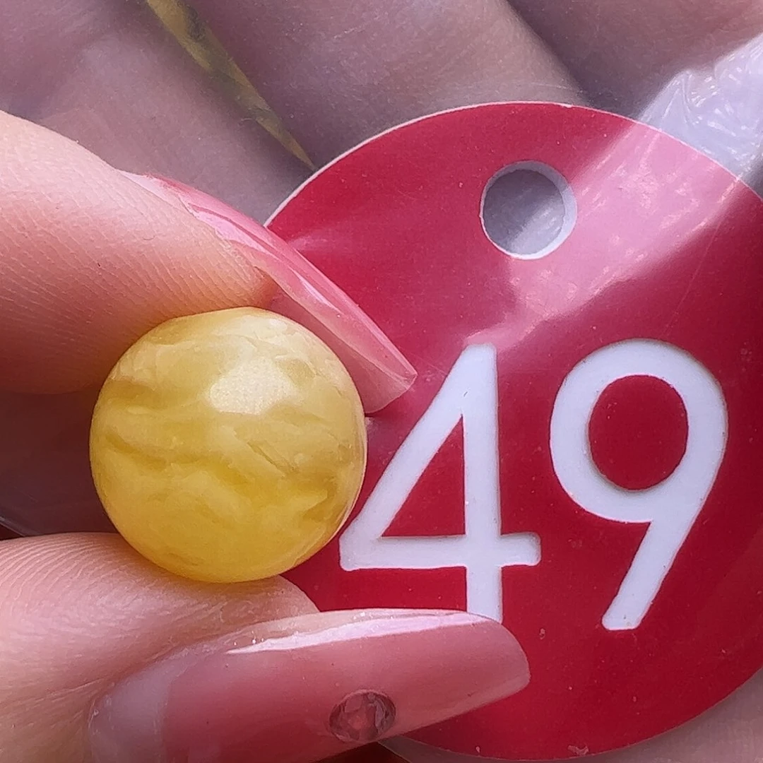 蜜蜡未镶嵌珠宝奇石微瑕12mm圆珠