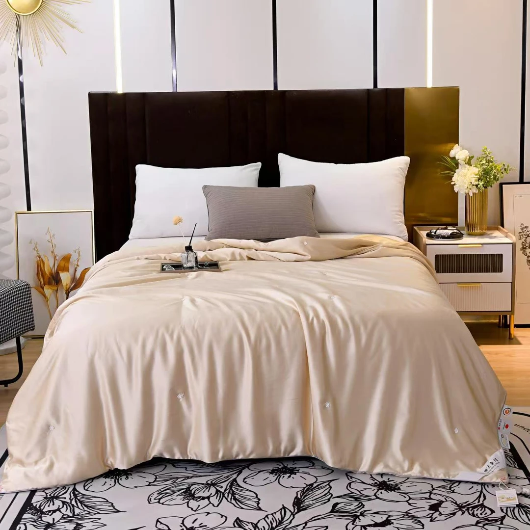 纯手工莫代尔天丝蚕丝被子双宫茧蚕丝夏凉被子被芯