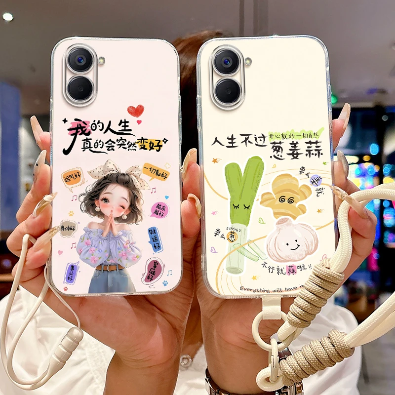 适用realme真我V20手机壳RMX3611防摔全包边软壳女新款透明壳男潮