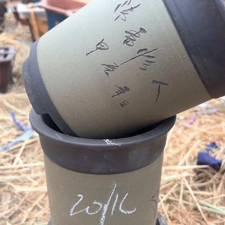 红陶紫砂兰花盆微瑕