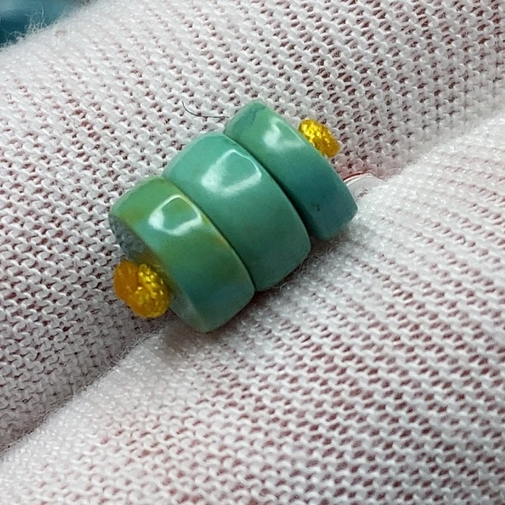 绿松石未镶嵌天然原矿 地大质检