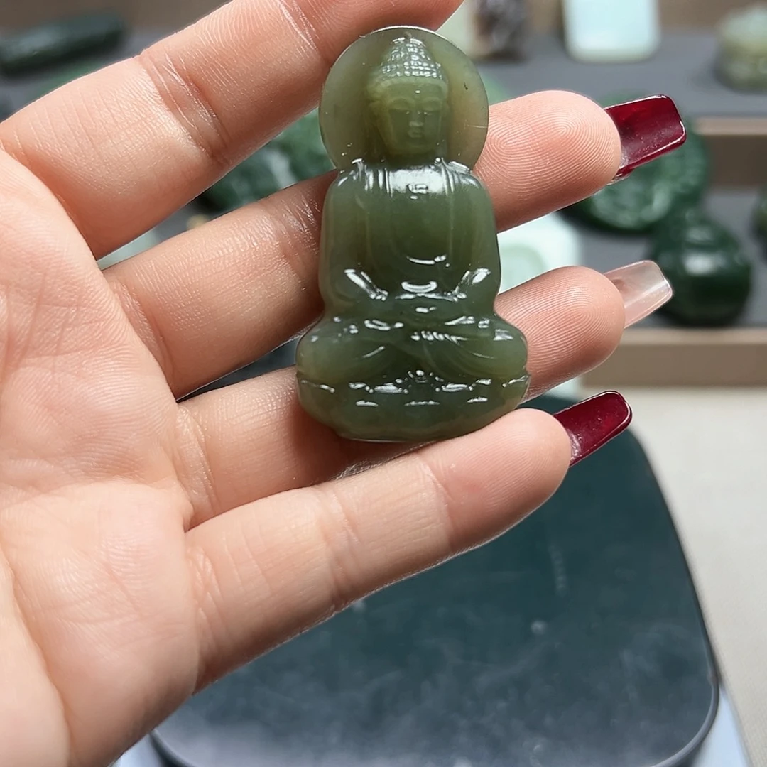和田玉吊坠(不含链)未镶嵌