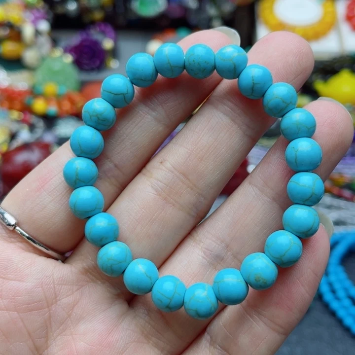 树脂制品2号蓝色手链