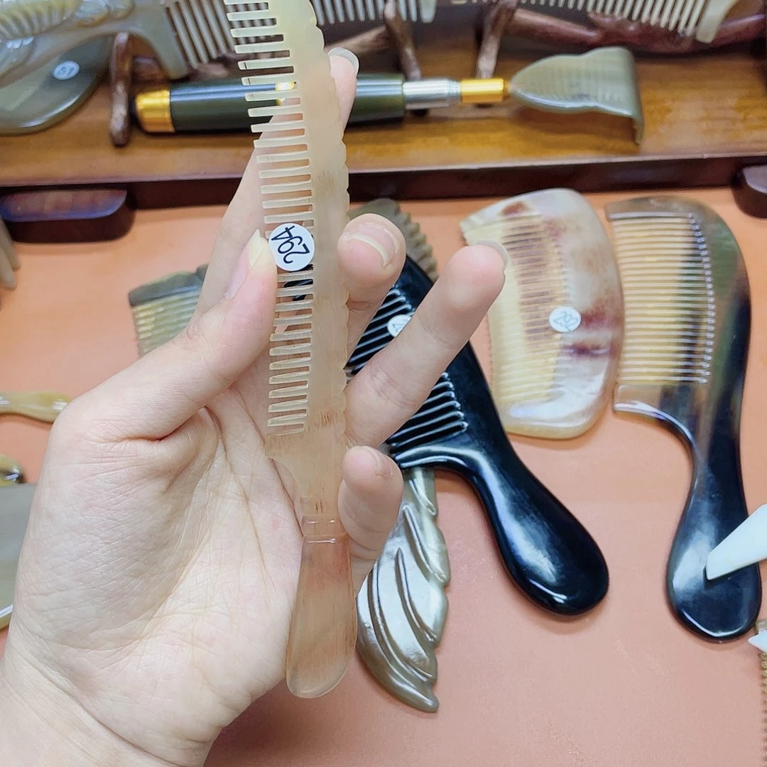 纯手工制作牛角梳264