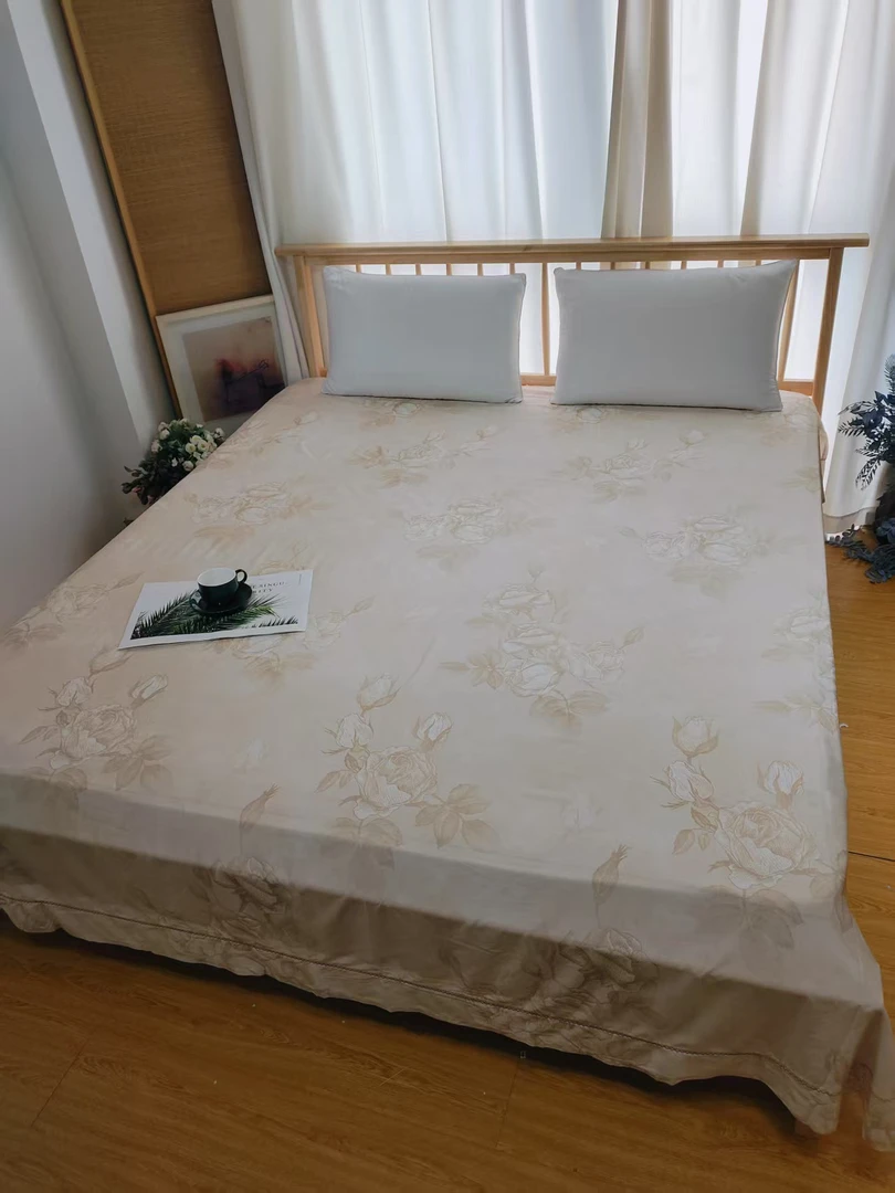 百支彩缎印花床单245*250微瑕～F356