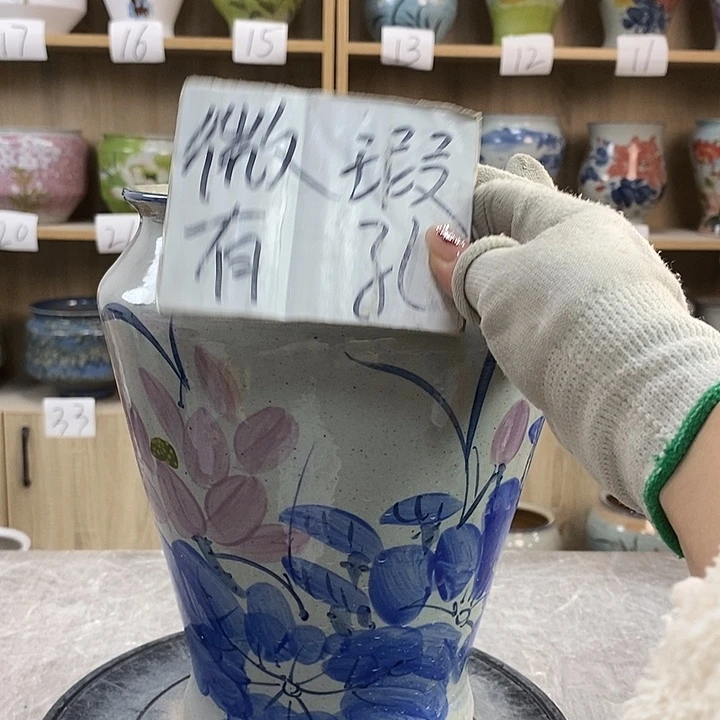 缸3xc景德镇陶瓷花盆