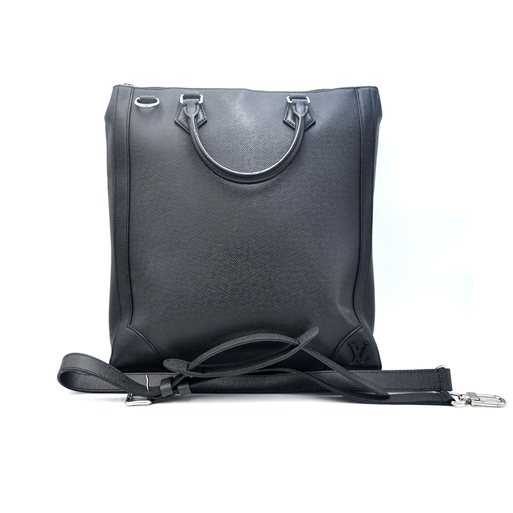 95新 LouisVuitton/路易威登 97新闲置黑银全皮托特包32＊36/42008