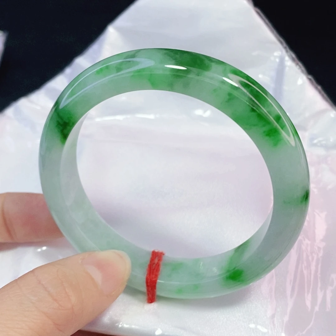 未镶嵌手镯翡翠56.8正圈