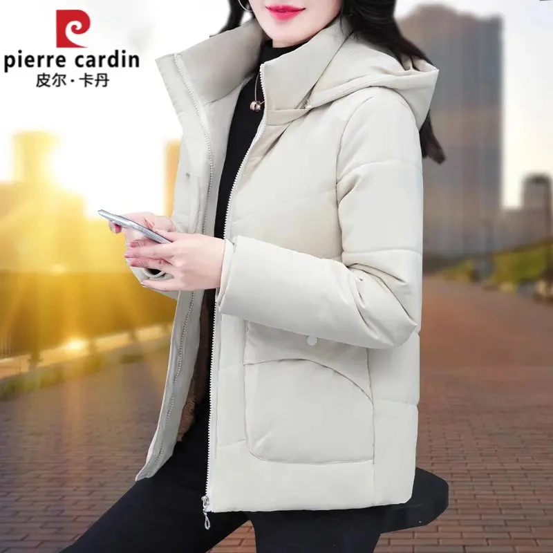 皮尔卡丹女士冬季棉服2025新款妈妈休闲棉衣小个子时尚加绒棉袄