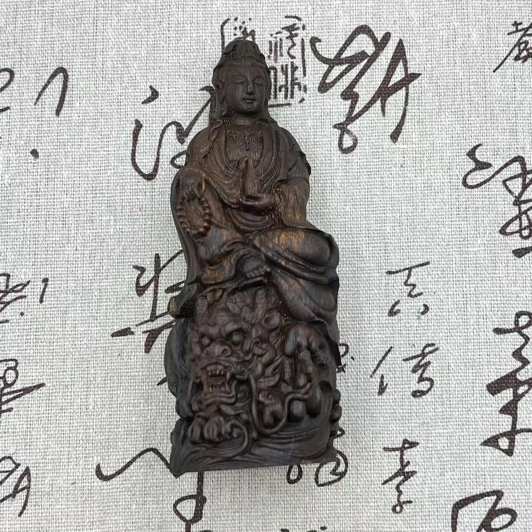 沉香雕刻观音摆件大礼包6(拍一发三) 多样性发货