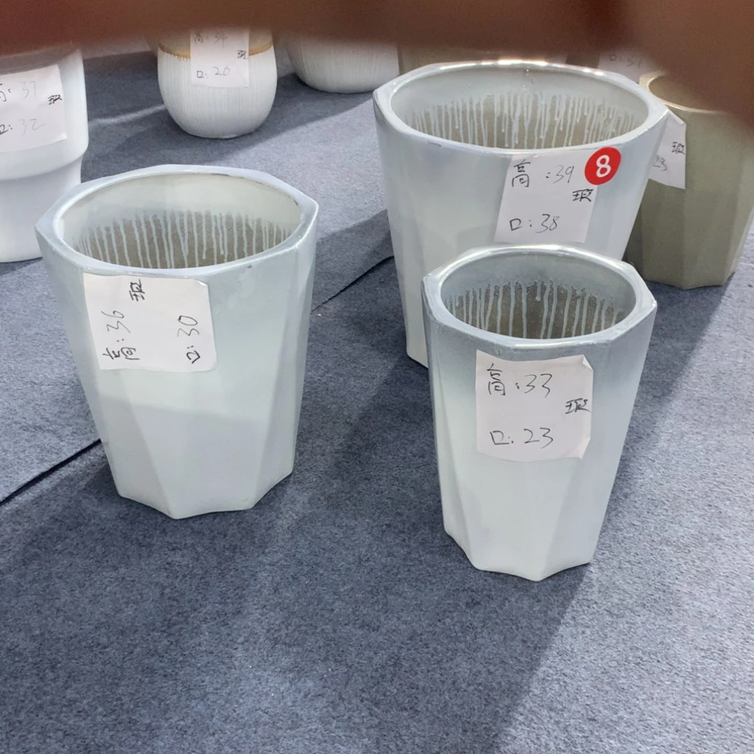 高温陶瓷花盆微瑕