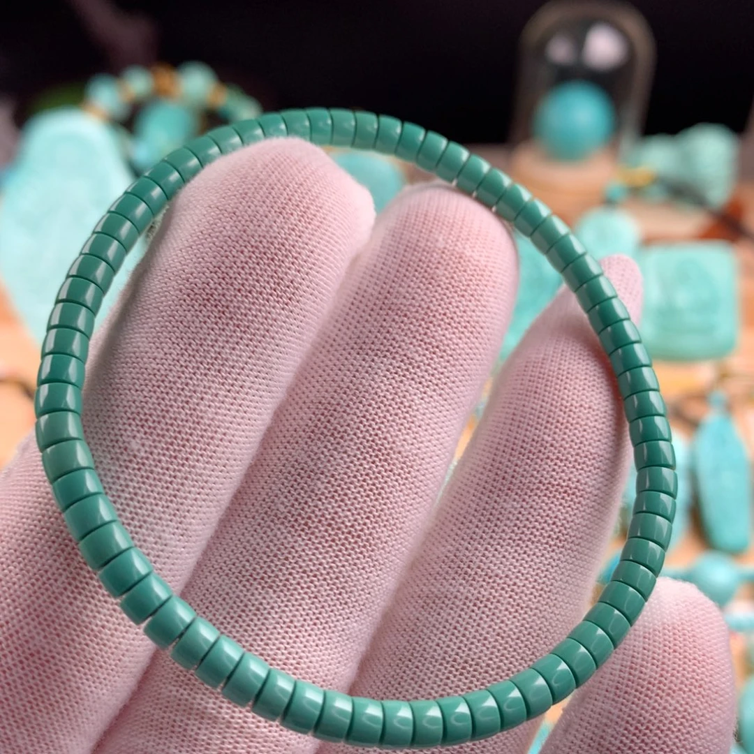 未镶嵌绿松石手串卡4.1