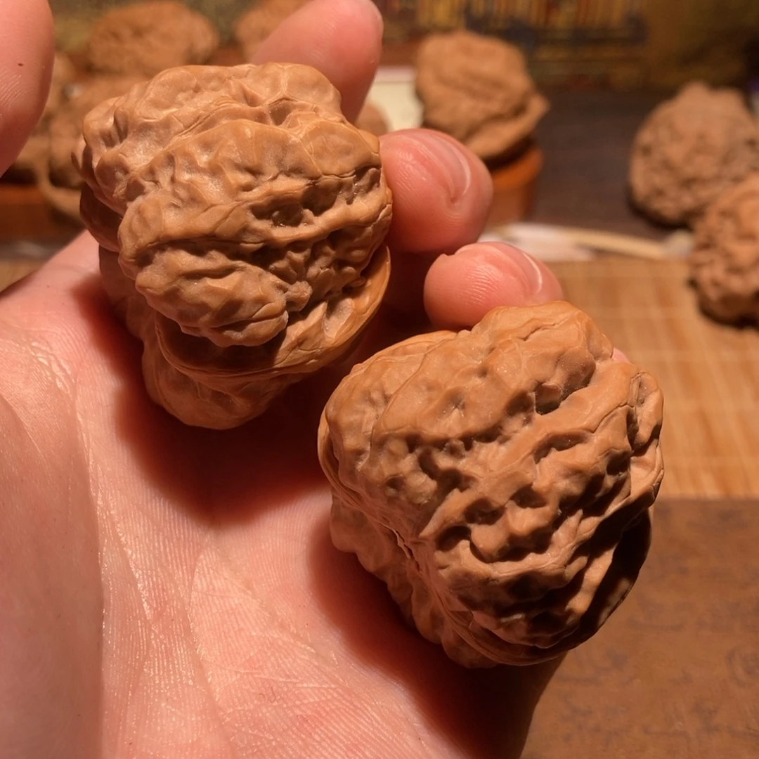 来***米吊坠文玩核桃蛤蟆头D37