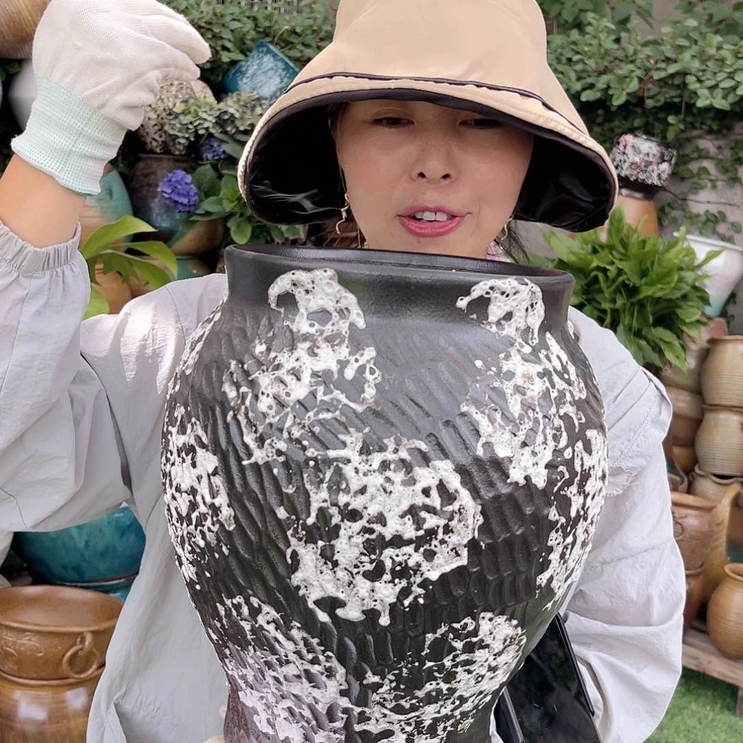 紫砂花盆王嫂花盆直播0513-488 高30口20