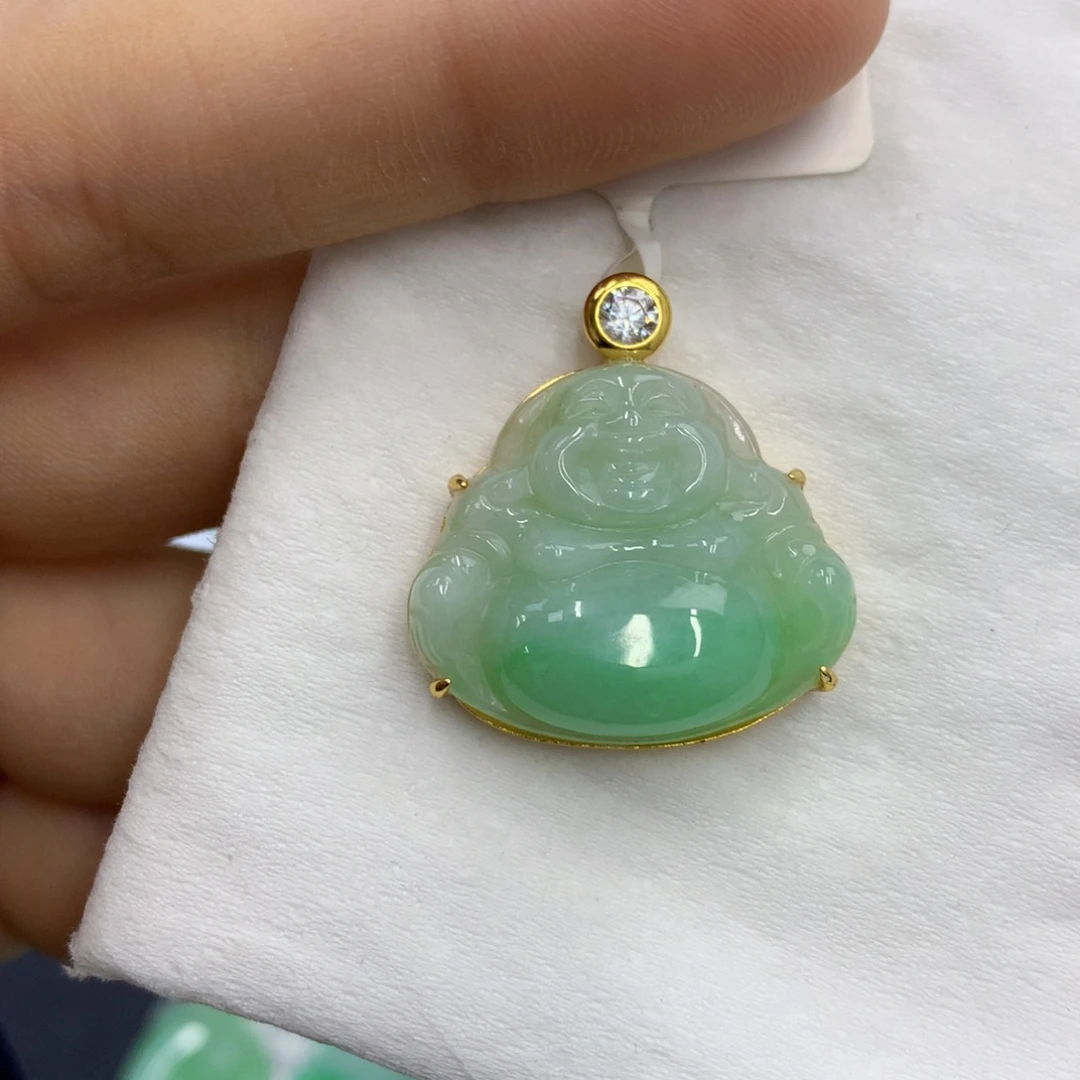 翡翠银S925镶嵌颈饰
