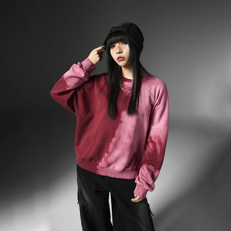 卫衣上衣长袖休闲连帽宽松圆领秋季Q40367