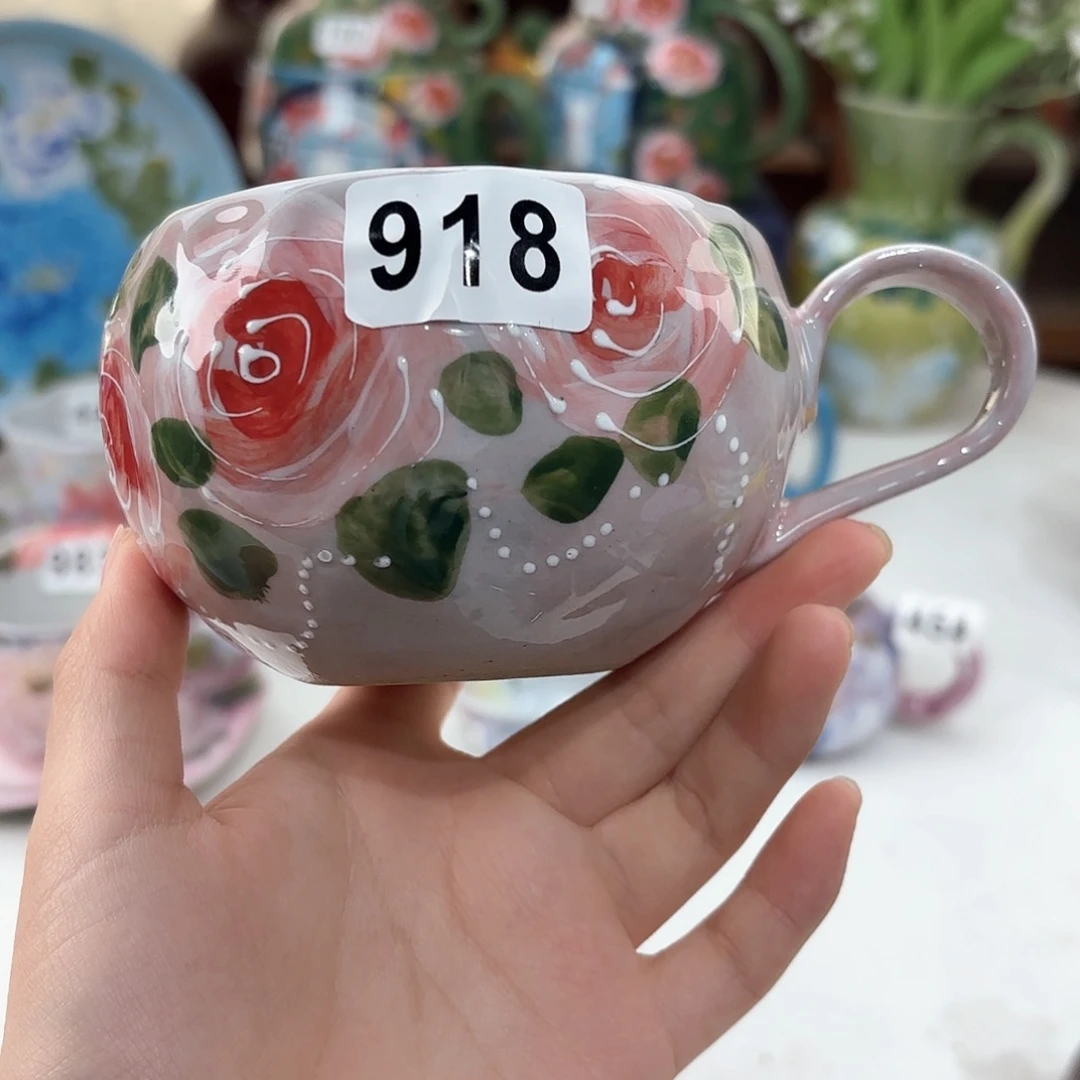 景德镇手绘高温釉下彩陶瓷茶具