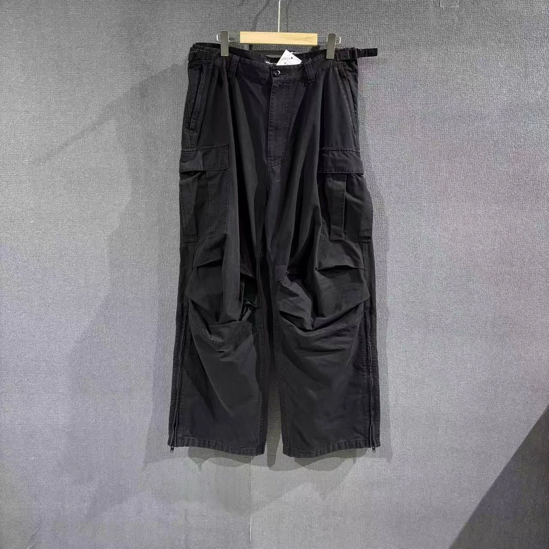99新 Balenciaga/巴黎世家 （pm）做旧工装裤 99新48码/3634