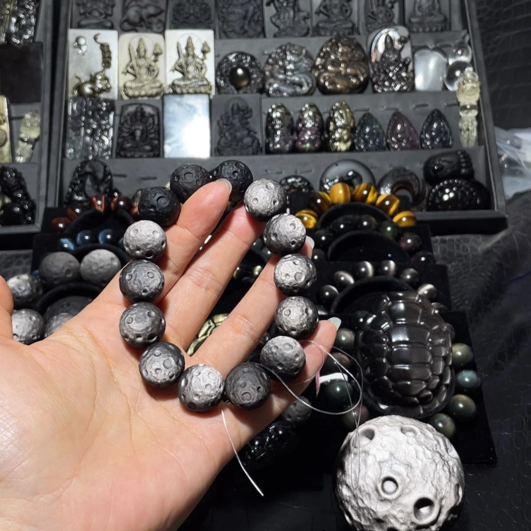 他***名黑曜岩未镶嵌珠宝奇石