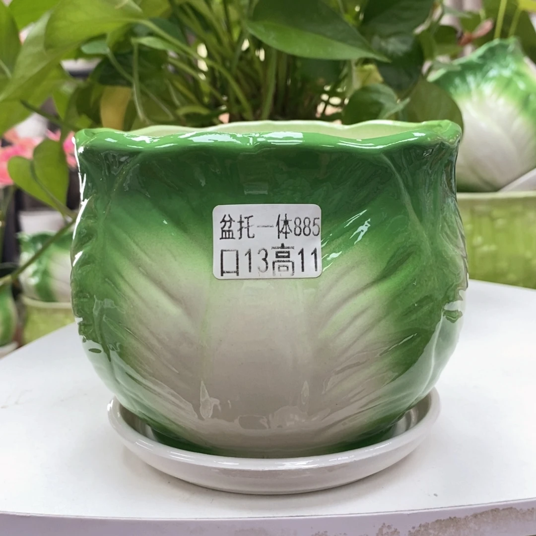 @夏西陶瓷花盆@@5885